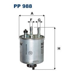 Palivový filter FILTRON PP 988