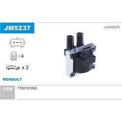 Zapaľovacia cievka JANMOR JM5237