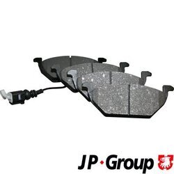Sada brzdových platničiek kotúčovej brzdy JP GROUP 1163601010