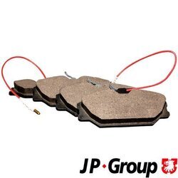 Sada brzdových platničiek kotúčovej brzdy JP GROUP 4363600210