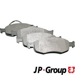 Sada brzdových platničiek kotúčovej brzdy JP GROUP 1563601210