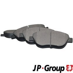 Sada brzdových platničiek kotúčovej brzdy JP GROUP 1263602110