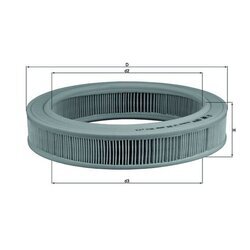 Vzduchový filter KNECHT LX 203