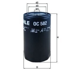 Olejový filter KNECHT OC 582 - obr. 2