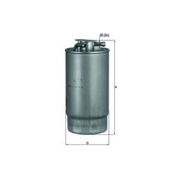 Palivový filter KNECHT KL 160/1 - obr. 2
