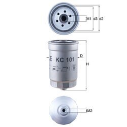 Palivový filter KNECHT KC 101