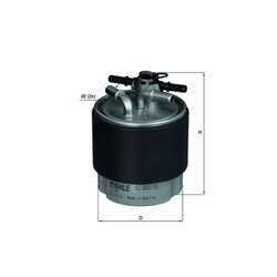 Palivový filter KNECHT KL 440/18 - obr. 2