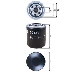 Olejový filter KNECHT OC 540