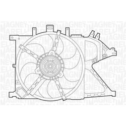 Ventilátor chladenia motora MAGNETI MARELLI 069422331010