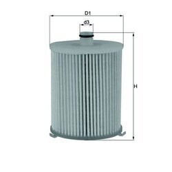 Palivový filter MAHLE KX 245/4D