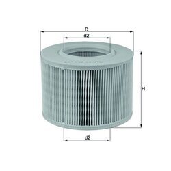 Vzduchový filter MAHLE LX 330