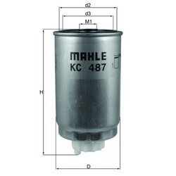 Palivový filter MAHLE KC 487 - obr. 2