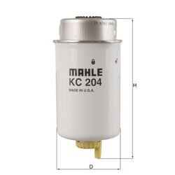 Palivový filter MAHLE KC 204 - obr. 2