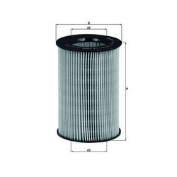 Vzduchový filter MAHLE LX 1805