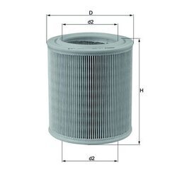Vzduchový filter MAHLE LX 706