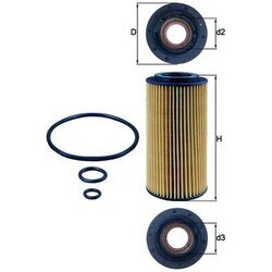 Olejový filter MAHLE OX 179D