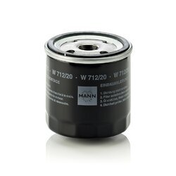 Olejový filter MANN-FILTER W 712/20