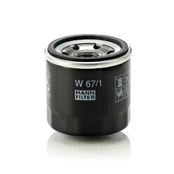 Olejový filter MANN-FILTER W 67/1