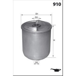 Olejový filter MECAFILTER EHC8503 - obr. 1