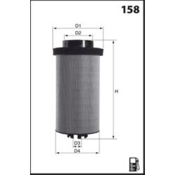 Palivový filter MECAFILTER ELG5544 - obr. 1
