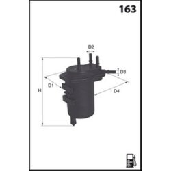 Palivový filter MISFAT F113A - obr. 1