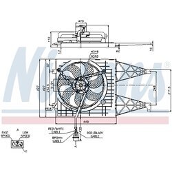 Ventilátor chladenia motora NISSENS 85249 - obr. 5