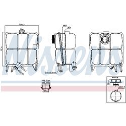 Vyrovnávacia nádobka chladiacej kvapaliny NISSENS 996123 - obr. 4