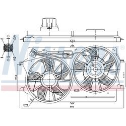 Ventilátor chladenia motora NISSENS 85215 - obr. 5