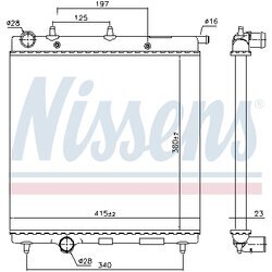 Chladič motora NISSENS 61277 - obr. 4
