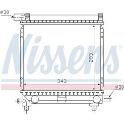 Chladič motora NISSENS 62551 - obr. 4