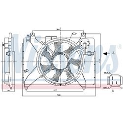 Ventilátor chladenia motora NISSENS 85895 - obr. 5