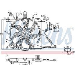 Ventilátor chladenia motora NISSENS 85195 - obr. 5