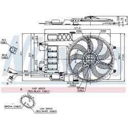 Ventilátor chladenia motora NISSENS 85124 - obr. 7