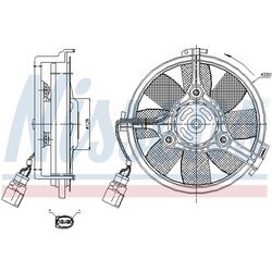 Ventilátor chladenia motora NISSENS 85547 - obr. 5