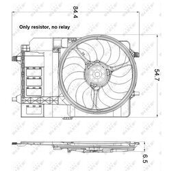 Ventilátor chladenia motora NRF 47301 - obr. 4