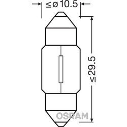Žiarovka pre osvetlenie vnútorného priestoru OSRAM 6438-02B