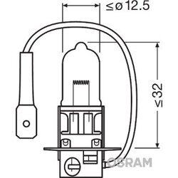 Žiarovka pre diaľkový svetlomet OSRAM 64151NL-HCB