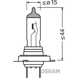 Žiarovka pre diaľkový svetlomet OSRAM 64210SUP