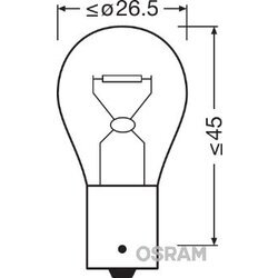 Žiarovka pre smerové svetlo OSRAM 7507DC-02B