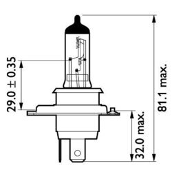 Žiarovka pre diaľkový svetlomet PHILIPS 13342MDBVB1 - obr. 2