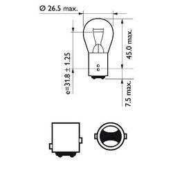 Žiarovka pre smerové svetlo PHILIPS 12499VPB2 - obr. 2