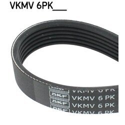 Ozubený klinový remeň SKF VKMV 6PK1080