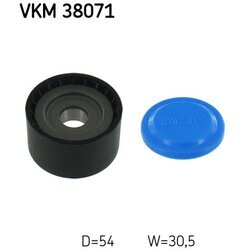 Vratná/vodiaca kladka rebrovaného klinového remeňa SKF VKM 38071