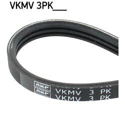 Ozubený klinový remeň SKF VKMV 3PK495
