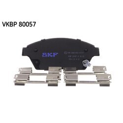 Sada brzdových platničiek kotúčovej brzdy SKF VKBP 80057 A - obr. 5