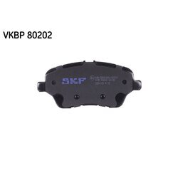 Sada brzdových platničiek kotúčovej brzdy SKF VKBP 80202