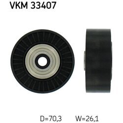 Vratná/vodiaca kladka rebrovaného klinového remeňa SKF VKM 33407