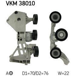 Napínacia kladka rebrovaného klinového remeňa SKF VKM 38010