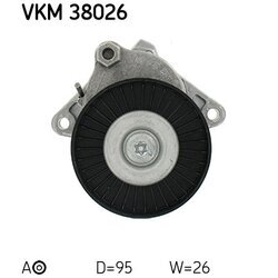 Napínacia kladka rebrovaného klinového remeňa SKF VKM 38026 - obr. 2