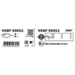 Sada brzdových platničiek kotúčovej brzdy SKF VKBP 90052 - obr. 5